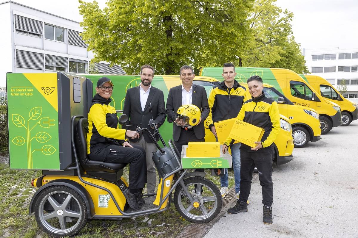 Austrian Post presents its electric fleet for Salzburg