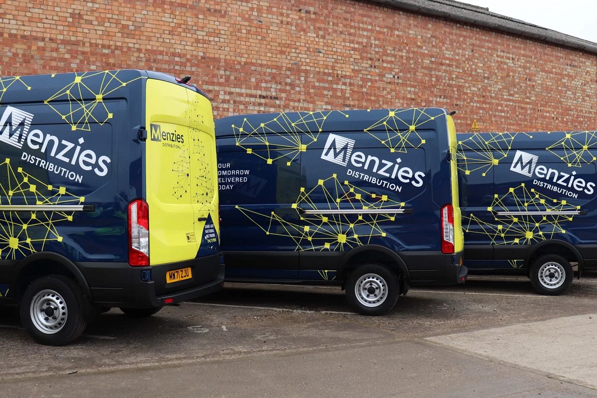 Menzies Distribution delivery vans