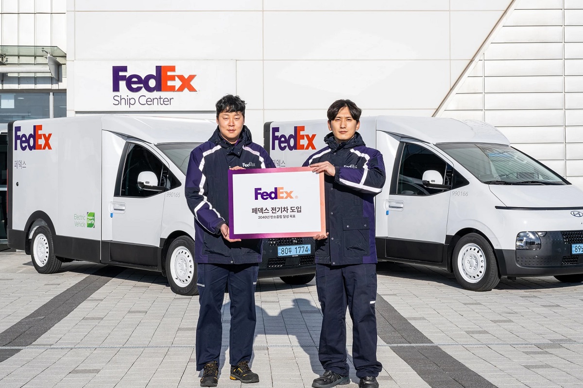 FedEx Korea presents its new electric vehicles