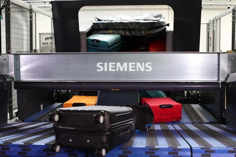 Siemens Logistics' Variotip baggage sorting machine