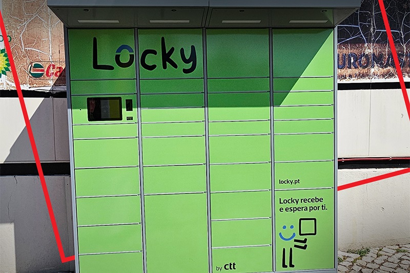 Locky locker at bp station