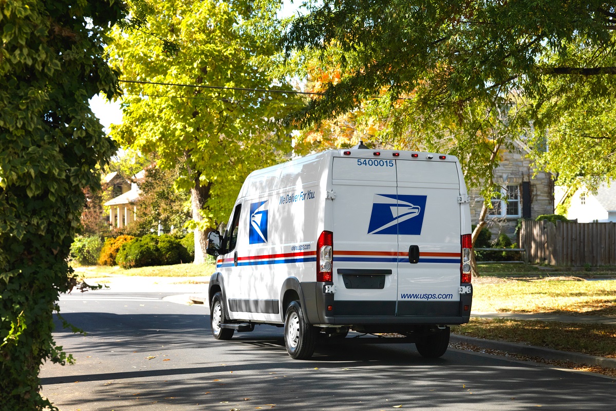 USPS delivery van